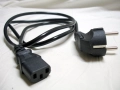 Захранващ кабел за компютър, телевизор, 1,2 м. черен, снимка 5