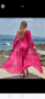 Парео за плаж, кимоно, розово, дълго, ново, универсален размер, снимка 1