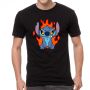 Нова мъжка тениска със Стич (Stitch) - Angry Stitch, снимка 1 - Тениски - 45418524