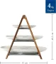 Поставка за сервиране Villeroy and Boch 10-4130-9031 Artesano Триетажна поднос за сервиране Плато, снимка 4