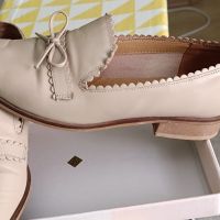 Дамски обувки - лоуфъри, бежови,номер 39. Цена 17лв., снимка 2 - Дамски ежедневни обувки - 45201592