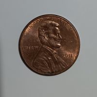 1 цент САЩ 2011 1 цент 2011 Американска монета Линкълн , снимка 1 - Нумизматика и бонистика - 45168321