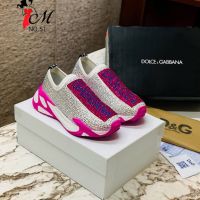 Дамски маратонки с камъни Dolce&Gabbana-GG621ä, снимка 1 - Маратонки - 45480714
