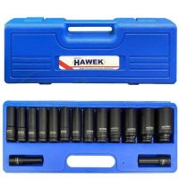HAWEK Комплект вложки 15 Броя Ударни Вложки 10-32 мм в куфар, снимка 1 - Други инструменти - 45514074