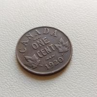 1 цент 1920 Канада, снимка 1 - Нумизматика и бонистика - 45437092