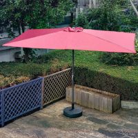 300х200см! Градински чадър в червен цвят , снимка 2 - Градински мебели, декорация  - 45440687
