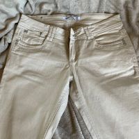 Terranova Нов дамски бежов панталон с ниска талия, М, снимка 4 - Панталони - 45719195