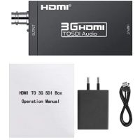 HDMI към SDI видео конвертор HDMI към BNC Converter + Адаптер, снимка 4 - Плейъри, домашно кино, прожектори - 45188937