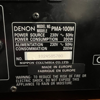 Усилвател Denon PM 100, снимка 4 - Ресийвъри, усилватели, смесителни пултове - 44949357