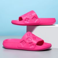 Дамски летни плажни чехли с дебело дъно, снимка 3 - Чехли - 45845558