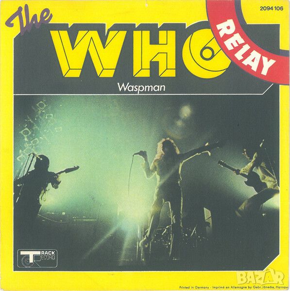 Грамофонни плочи The Who – Relay 7" сингъл, снимка 1