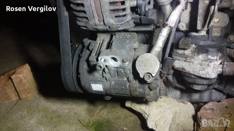 Компресор климатик, Шкода Фабия 1, 1,4 тди заедно с шайба и единия тръбопровод  , снимка 1