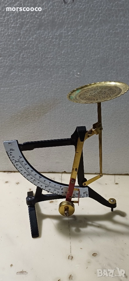 Стара немска пощенска везна -,,Hema"- 250гр. , снимка 1