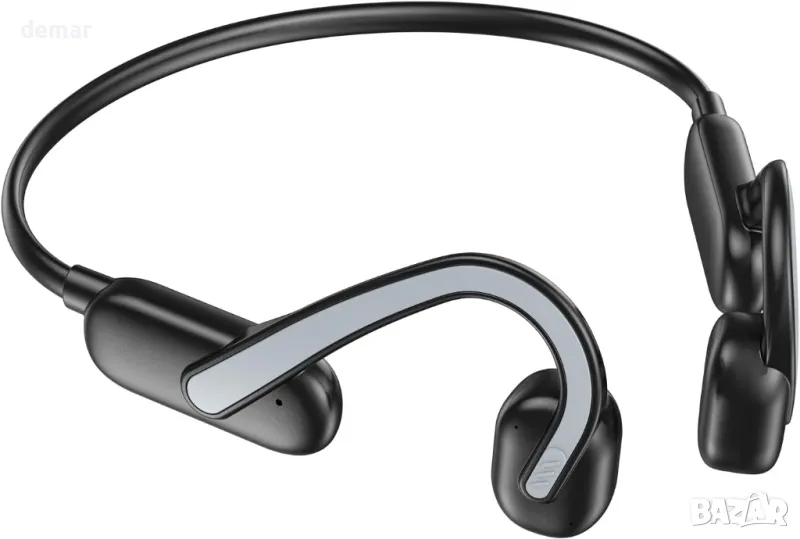 Слушалки Bohconn с костна проводимост, Bluetooth 5.3, отворени слушалки с микрофон, IPX6, снимка 1