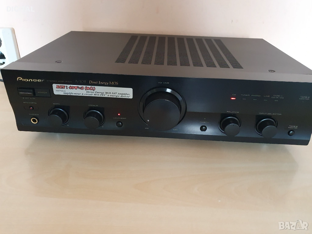 Усилвател PIONEER A-109, снимка 1