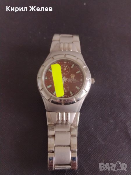 Метална верижка за мъжки часовник ROLEX стилен дизайн 42662, снимка 1