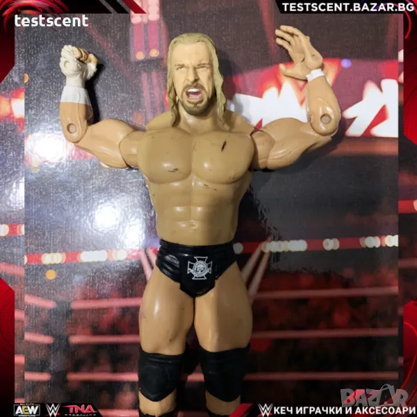 Екшън фигура WWE Triple H Трите Хикса Jakks Ring Rage Series играчка figure, снимка 1