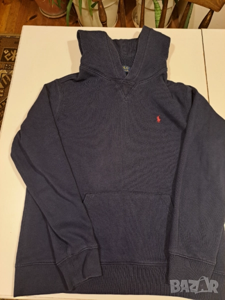Оригинален Polo Ralph Lauren пуловер – тъмносин, размер 14–16, снимка 1