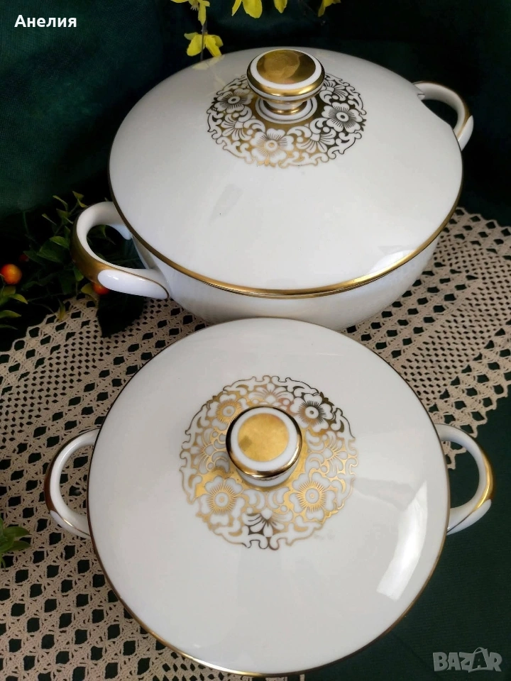 Eschenbach Bavaria съдове със златна огърлица , снимка 1