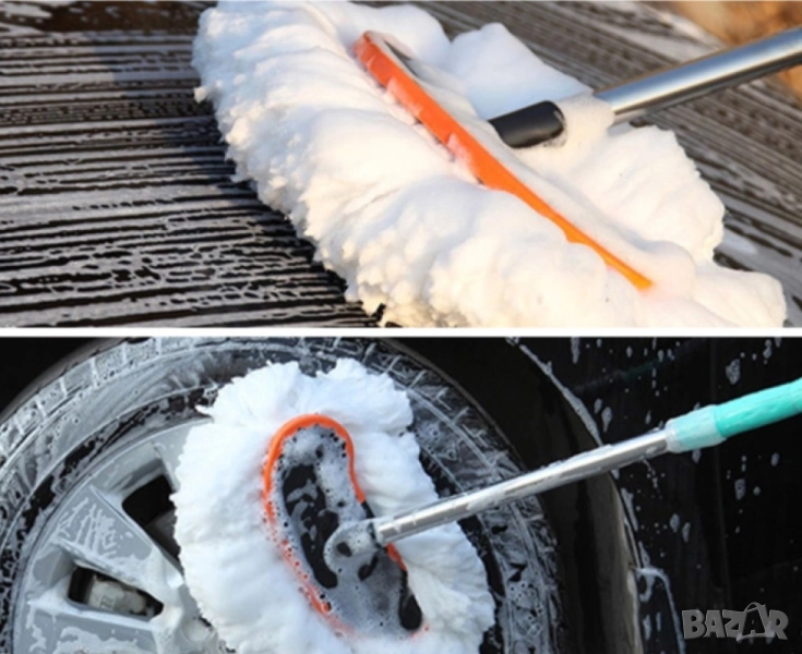   Автоматично въртяща се четка на 360° за кола  , снимка 1