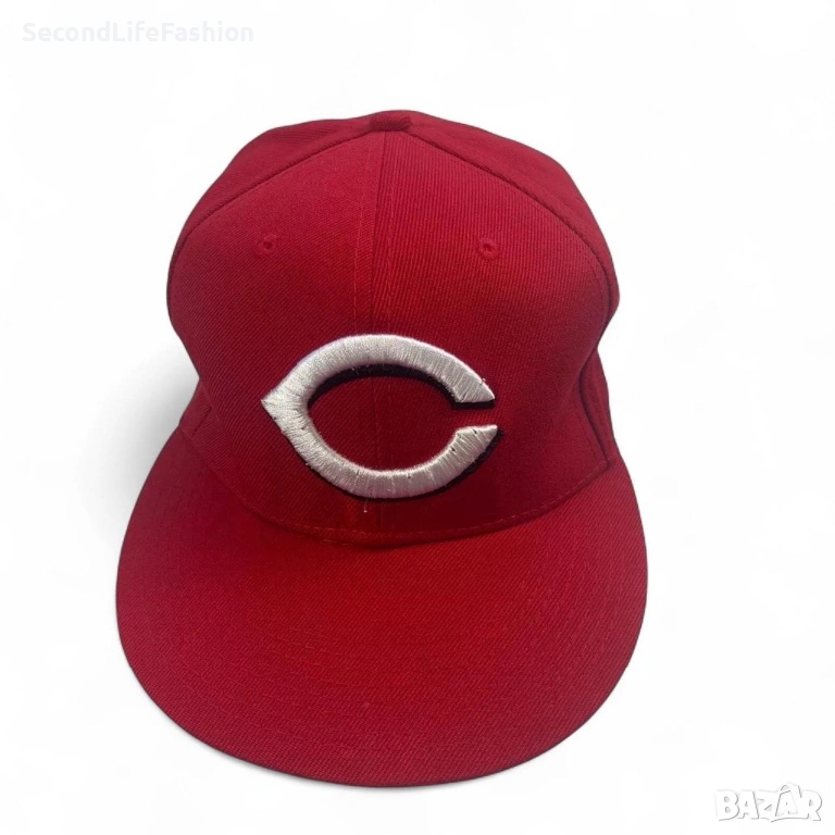 Вълнена шапка New Era 59 Fifty MLB Cincinnati Reds Fitted 7 5/8 С козирка , снимка 1