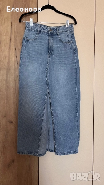 Дамска дълга пола с цепка, снимка 1