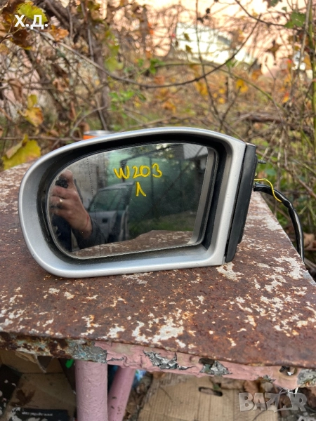 Ляво огледало Мерцедес Ц-класа w203 с прибиране, снимка 1