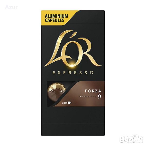 Kафе капсули L’OR Forza (съвместими с Nespresso) – 10 бр., снимка 1