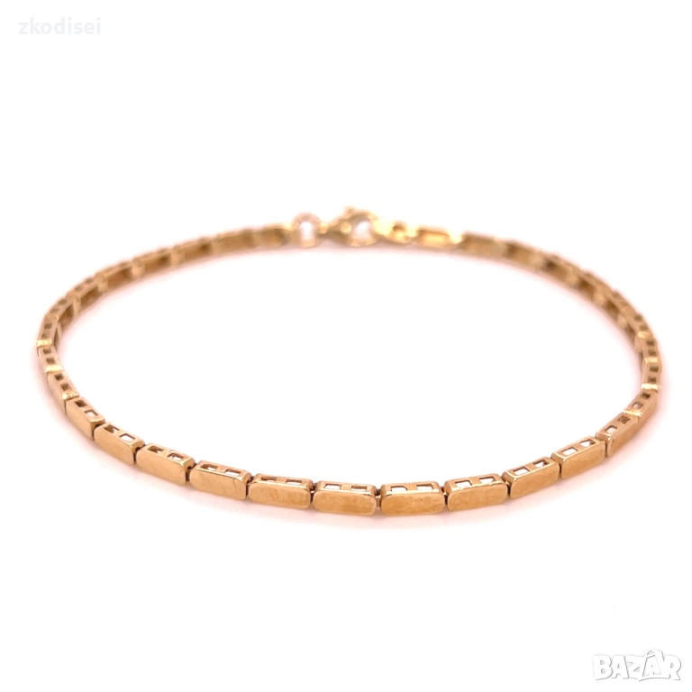 Златна дамска гривна 3,99гр. 18,5см. 14кр. проба:585 модел:31593-1, снимка 1