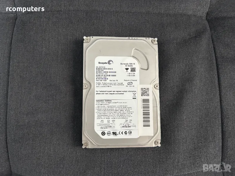 Хард диск Seagate 80GB SATA за компютър, снимка 1