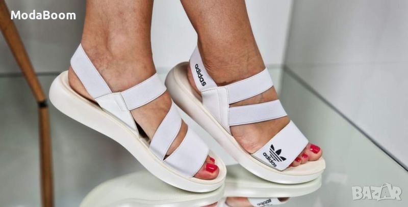 💥НАМАЛЕНИ💥 Adidas стилни бели дамски сандали , снимка 1