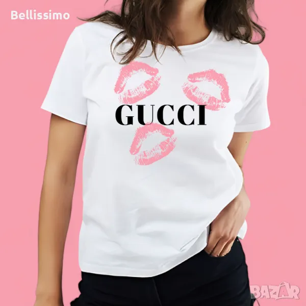 *GUCCI* Дамска тениска с къс ръкав Premium quality, снимка 1