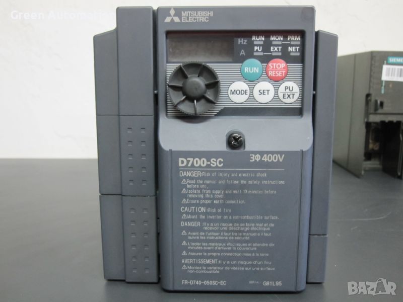 Mitsubishi Inverter; Rated Power: 2,2kW; 3x380-480V, снимка 1