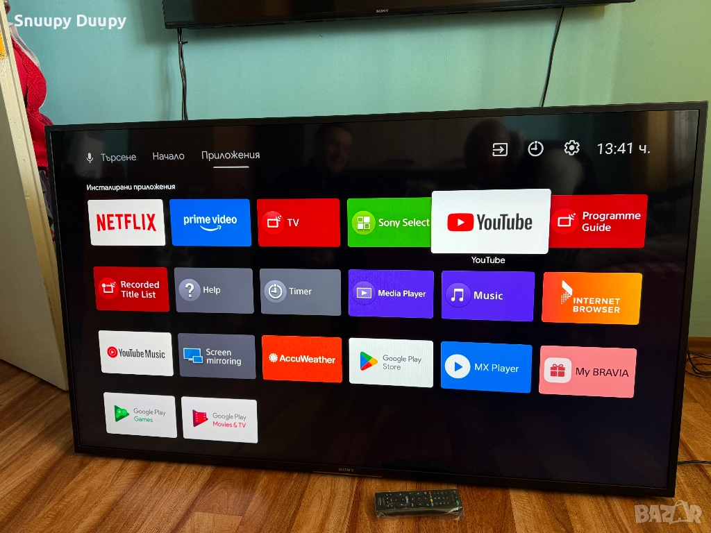 Телевизор Sony XG 80 55" 4K HDR Triluminos, снимка 1