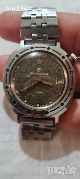 ВОСТОК КОМАНДИРСКИ-РАБОТЕЩ ЧАСОВНИК , снимка 1