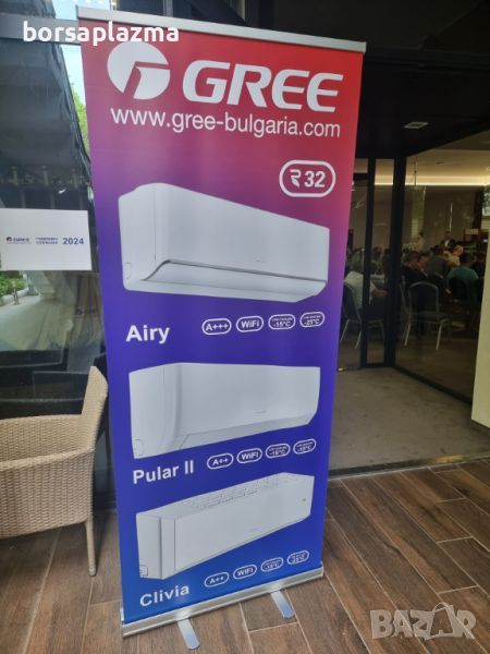 Инверторен климатик Gree Airy GWH18AVDXE-K6DNA1A, снимка 1