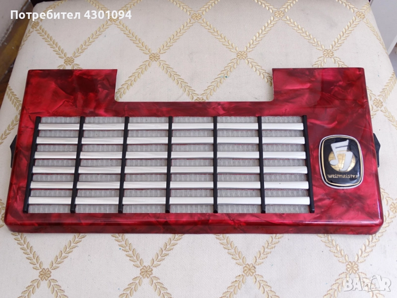 Капак за акордеон Велтмайстер Стела 40 баса, снимка 1