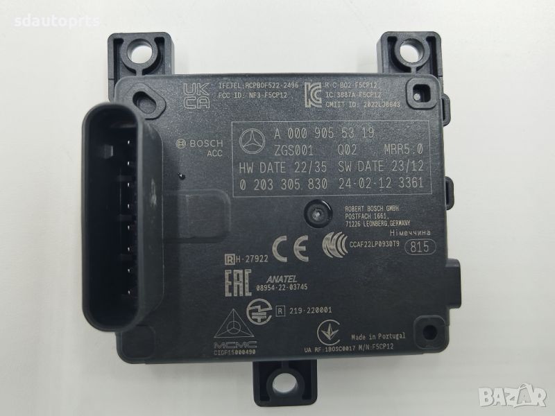 Нов A0009055319 Радар Мерцедес W167 W118 W177 W243 Sprinter 907 910 AMG GT, снимка 1