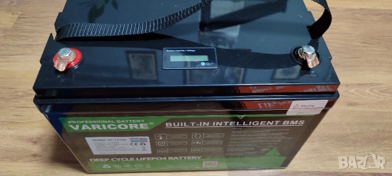 Акумулатор/батерия LiFePo4 Varicore 180ah + зарядно и инвертор , снимка 1