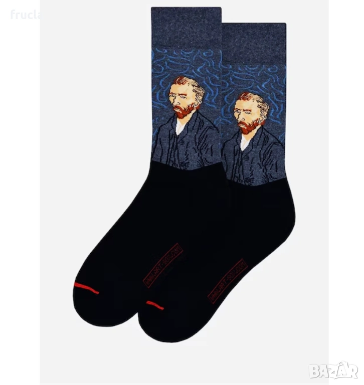 Арт Мъжки Чорапи Ван Гог , снимка 1