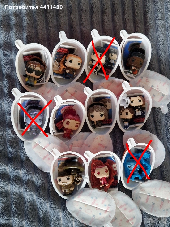 Kinder Joy Stranger things фигурки, снимка 1