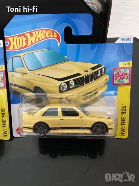 hot wheels BMW M3 yellow sedan , снимка 1