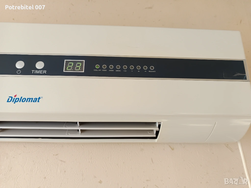 Печка за стена Дипломат, снимка 1