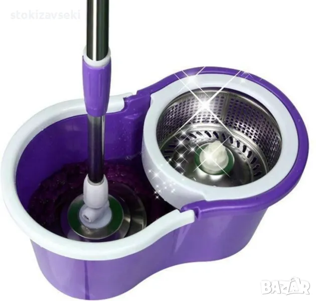 Моп за почистване на под - ламинат  - spin mop 360 , снимка 1