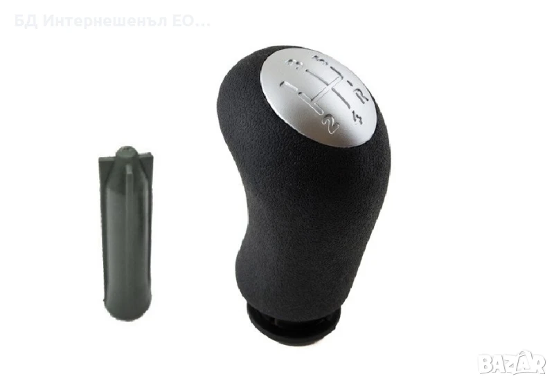 328650918R  Топка за скоростен лост, Renault, Clio, Logan, Megane, Sandero, Хром, снимка 1