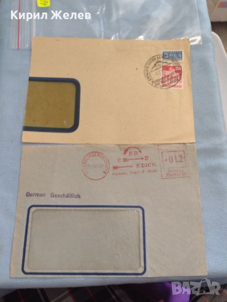 Два стари пощенски пликове с марки и печати Германия за КОЛЕКЦИЯ ДЕКОРАЦИЯ 46096, снимка 1