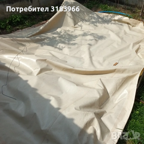 брезент голям 4 х 3 гумиран изработен по поръчка , снимка 2 - Други стоки за дома - 54256213
