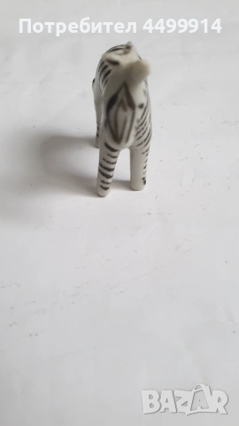 Стара порцеланова фигурка на зебра, снимка 3 - Колекции - 53691799