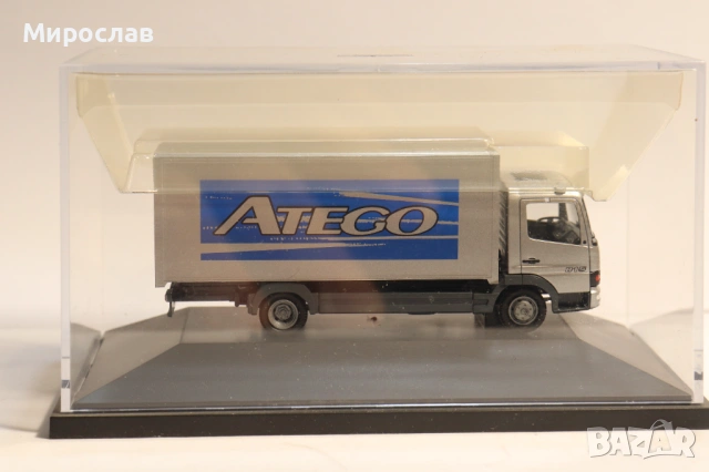 HERPA H0 1/87 MERCEDES ATEGO КАМИОН КОЛИЧКА МОДЕЛ , снимка 5 - Колекции - 53400436