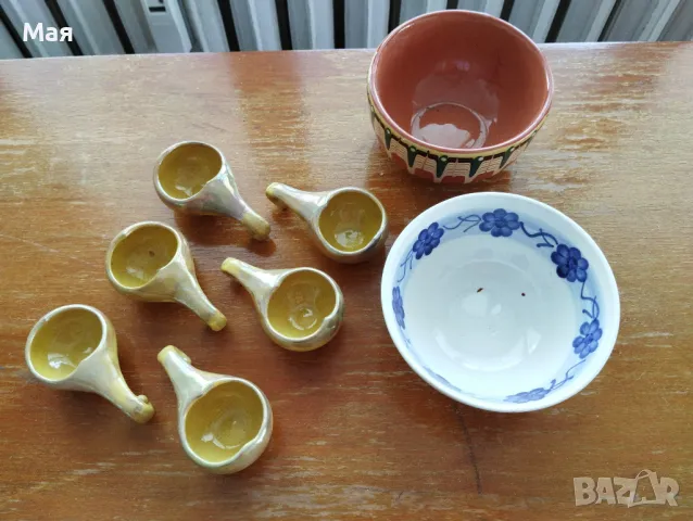 Чаши павурчета за ракия винтидж, снимка 3 - Чаши - 50280429
